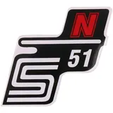 logo foil / sticker S51 N red for Simson S51 41990 logo foil / sticker S51 N red for Simson S51 41990