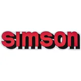logo foil / sticker tank red, black for Simson S51 42011