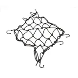 luggage net 42x42cm black w/ 6 hooks 42118