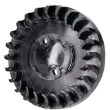Keilriemenscheibe Lüfterrad Gebläsemotor für Simson KR51/1, SR4-1, SR4-2, SR4-3, SR4-4, Schwalbe, Star, Sperber, Spatz, Habicht
