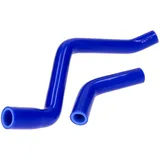 Radiator Kühlerschlauch Satz Silikon blau für Aprilia RX, SX, Derbi Senda, Gilera RCR, SMT D50B0 -17 42573