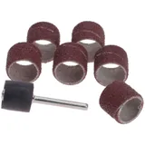 Schleifhülsen Satz breit, 7-teilig 3,17mm für Rotationswerkzeug 42762