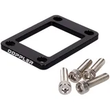 intake manifold spacer Doppler 5mm black for Minarelli AM, Derbi EBE, EBS, D50B 42846-BK