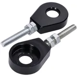 Radspanner / Kettenspanner Satz Aluminium schwarz eloxiert 12mm 43010-BK