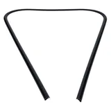 leg shield edge trim / leg shield beading black for LML, Vespa PX80-200 43737