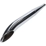 Auspuff Sidepipe swiing 28/60mm Chrom Mofa universal 43796