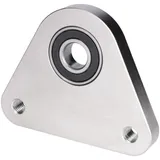 Flansch Hinterrad / Lagerplatte swiing Racing Edelstahl für Piaggio Ciao, Si, Bravo, Boxer 43839