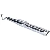 Schalldämpfer Auspuff 18mm verchromt Originaloptik für Puch Maxi 44327