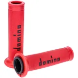 Griffe Satz Domino A010 On-Road rot / schwarz mit offenen Enden 44597