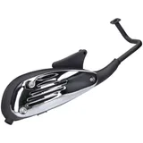 Auspuff ohne Lambdasondenanschluss für 50ccm GY6 (zwei Federbeine) 44858
