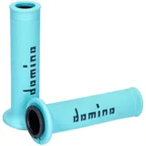 Griffe Satz Domino A010 On-Road türkis / schwarz mit offenen Enden 48704