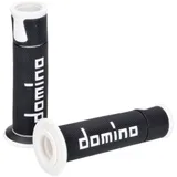 Griffe Satz Domino A450 On-Road Racing schwarz / weiß mit offenen Enden 48747 Griffe Satz Domino A450 On-Road Racing schwarz / weiß mit offenen Enden 48747