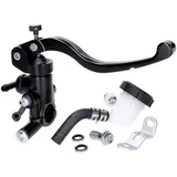 Bremspumpe / Bremszylinder vorn radial, externer Bremsflüssigkeitsbehälter, schwarz für 22mm Lenker 48942