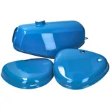 Benzintank und Seitendeckel Set blau für Simson S50, S51, S70 49094