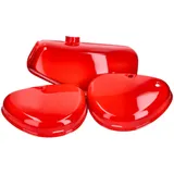 Benzintank und Seitendeckel Set rot für Simson S50, S51, S70 49095 Benzintank und Seitendeckel Set rot für Simson S50, S51, S70 49095