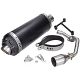 Auspuff Power1 Aluminium schwarz für Vespa Primavera, Sprint, Zip 4T 50ccm Euro5 20- 49113