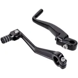 Schalthebel Kickstarter Set klappbar Aluminium schwarz eloxiert für Simson S50, S51, S53, S70, S83 49315