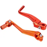 Schalthebel Kickstarter Set klappbar Aluminium orange eloxiert für Simson S50, S51, S53, S70, S83 49317