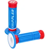 Griffe Satz Doppler Grip 3D blau / weiß / rot 49404