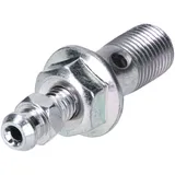 Hohlschraube für Bremsleitung mit integriertem Entlüftungsnippel M10x1 49494