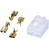 Stecker 4-Pin für Spannungsregler / Gleichrichter für GY6, Kymco, CPI, Honda, Minarelli, Peugeot, Derbi, Gilera 49542