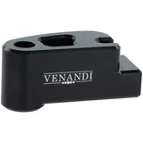 spacer Venandi CNC, rear brake plate stopper, black for Simson 49702