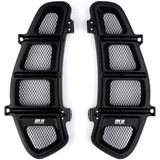 Gepäckfachgitter Lüftungsgitter Set Moto Nostra CNC, schwarz matt Vespa GT 250 (ZAPM45102), Vespa GT L 125 (ZAPM31100, ZAPM31101