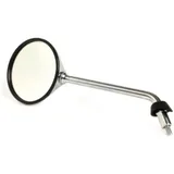 Mirror -MOTO NOSTRA, chrome, M8x1.25 right-hand thread, lhs, rhs- Piaggio LX50 (ZAPC381, ZAPC383, ZAPC387), LX125 (ZAPM441, ZAPM