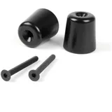 Lenkerendengewichte-Set Vibrationsdämpfer Moto Nostra 282g mattschwarz für Vespa GT, GTL 125-200, GTS 125-300, GTV 125-300, Nexu