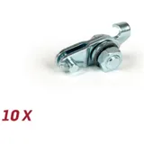 Rear brake cable clamp set -BGM ORIGINAL- Vespa V50, 50N, PV125, ET3, PK S, PK XL1, PK XL2, ETS, VNA, VNB, VBA, VBB, Super, GL,