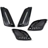 Blinker Set vorne+hinten Moto Nostra (bis Bj.2014) dynamisches LED Lauflicht, Tagfahrlicht vorne + Positionslicht hinten (E-Prüf Blinker Set vorne+hinten Moto Nostra (bis Bj.2014) dynamisches LED Lauflicht, Tagfahrlicht vorne + Positionslicht hinten (E-Prüf