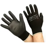 Work gloves - mechanics gloves - protective gloves -BGM PRO-tection- seamless knitted gloves, 100% nylon with polyurethan coatin 50465