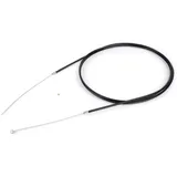 Zug universal BGM Original Ø=1.2mm x 2500mm, Hülle= 2200mm, Nippel Ø=5.5mm x 7.5mm, Innenhülle PE, geflochtener Zug, schwarz ver
