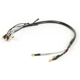 Kabelast Lenker BGM Original Vespa PX (-1984, DC, Deutsch) elektronische Zündung mit Batterie, schwarzer Zündschloßkorpus mit 8