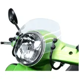 Flyscreen with black brackets -MOTO NOSTRA, w=340mm, h=105mm- Vespa GT, GTL, GTS, GTS Super 125-300cc - colourless 50706