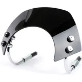 Windschutzscheibe mit verchromten Haltern Moto Nostra b=340mm, h=105mm Vespa GTS 125-300 HPE (2019-)ccm schwarz getöntes Glas 50