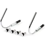 Halter für Windschutzscheibe Moto Nostra b=340mm, h=105mm Vespa GT, GTL, GTS, GTS Super, GTS 125-300 HPE (2019-)ccm chrom 50775