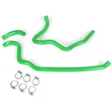 Kühlerschlauch-Set BGM PRO Silikon 180°C Vespa GT 125-200, Vespa GTL 125-200, Vespa GTS 125-300, Vespa GTV 125-250 grün 50831