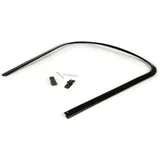 Kantenschutz inkl Trittleistenendstücke-Set BGM Original Vespa PK S, PK S Lusso, PK SS, PK ETS Kunststoff schwarz 50873