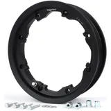Felge BGM PRO Aluminium mattschwarz schlauchlos 2.10-10 Zoll für Vespa Lambretta LI Serie 1-3, LI S, SX, TV Serie 2-3 50950