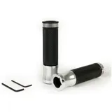 Griffe Moto Nostra Alu Rub, Rautenmuster Vespa GT, GTL, GTS 125-200-250-300ccm, Ø 22,5-24mm, l=128mm Aluminium 50951