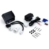 Horn rectifier incl. USB socket + adapter wire -BGM PRO- with blinker relay for LED indicator and USB charge plug 51070