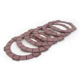 Clutch friction plate set -BGM PRO Superstrong Racing Red- Lambretta LI, LIS, SX, TV (series 2-3), DL, GP - 6 plates 51091