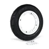 Komplettrad BGM Sport, schlauchlos, Lambretta 3.50 10 Zoll TL 59S (reinforced) Felge 2.10-10 weiß 51160