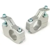 Shock absorber upper mount -BGM PRO Clip on aluminium CNC- Lambretta LI, LIS, SX, TV, DL, GP - silver 51174