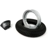 Reifen komplett Set BGM Classic, Vespa 3.50 10 Zoll TT 59P (reinforced) Felge 2.10-10 Grau 51279