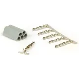 Plug for wiring harness -BGM PRO, 5 contact plugs- Vespa, Piaggio, Gilera - male plug 51599
