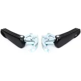 Fußrasten-Set Moto Nostra Vespa GT, GTL, GTS 125-300, GTV schwarz matt/zink 51626