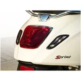 Pair of indicator grills -MOTO NOSTRA- Vespa Sprint, Primavera 50-150 - rear - black 51673