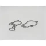Spacer-Kit Schwimmerkammer BGM PRO Dellorto 24/24mm SI Edelstahl 2mm 51789
